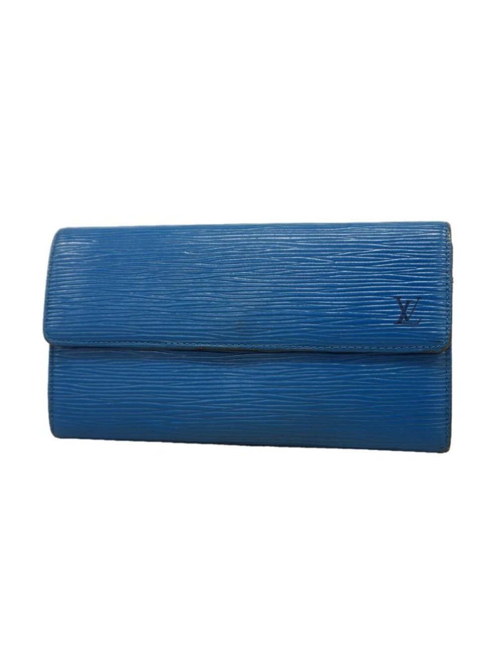 Louis Vuitton Wallet Epi Portefeuille Monnaie Credit Toledo Blue